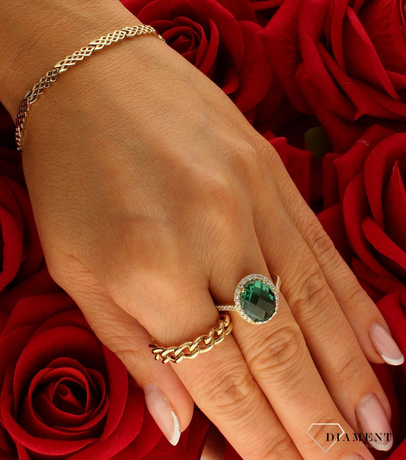 Złota bransoletka damska 375 ażurowa siateczka BR 6698 375. Złota bransoletka damska. Bransoletka złota damska. Efektowna bransoletka damska. Damska złota bransoletka idealna na prezent (2).jpg